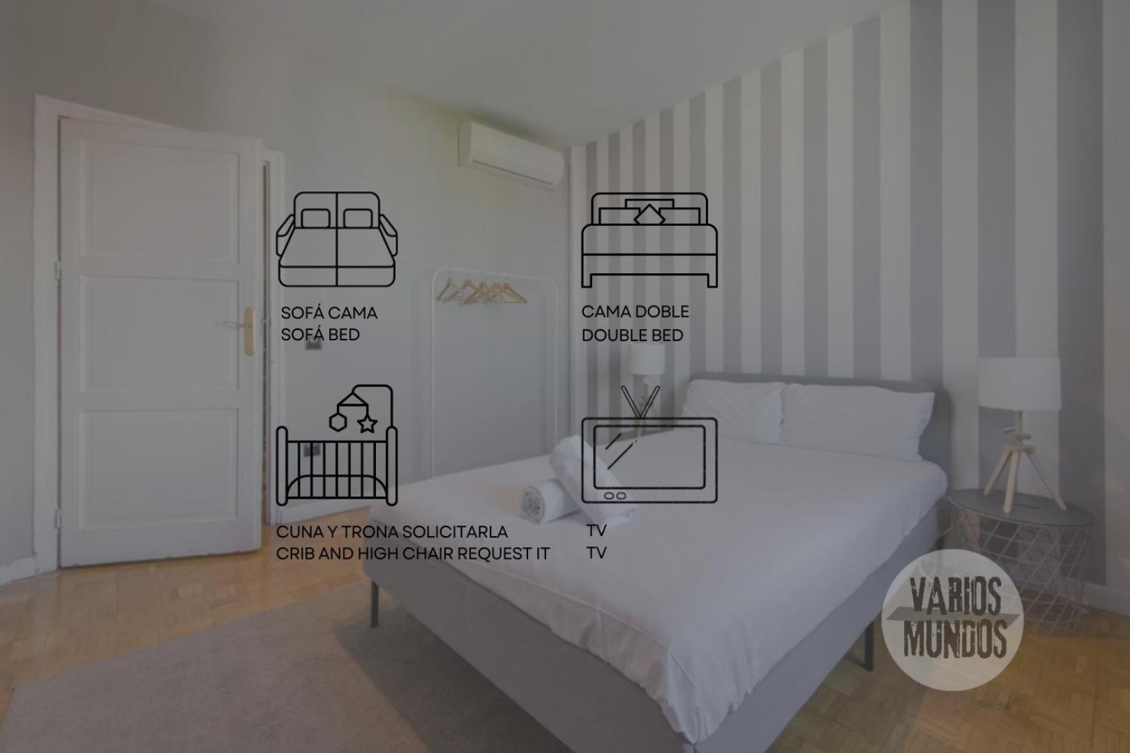 Apartamento De 4Hab En La Latina Con Vistas A Madrid Centro Exterior foto